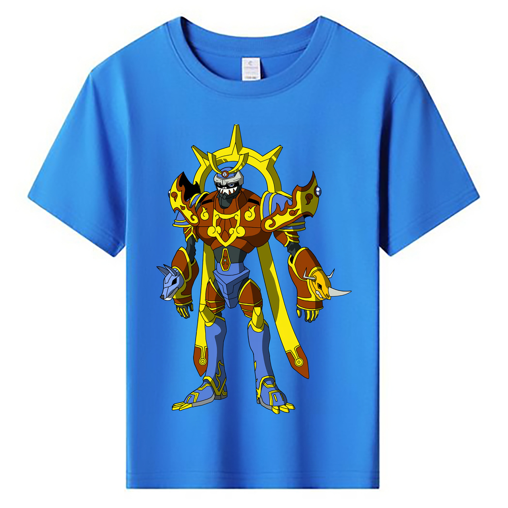（画像用） Digimon デジタルモンスター/デジモン 綿100％キッズTシャツ（フロントプリント）